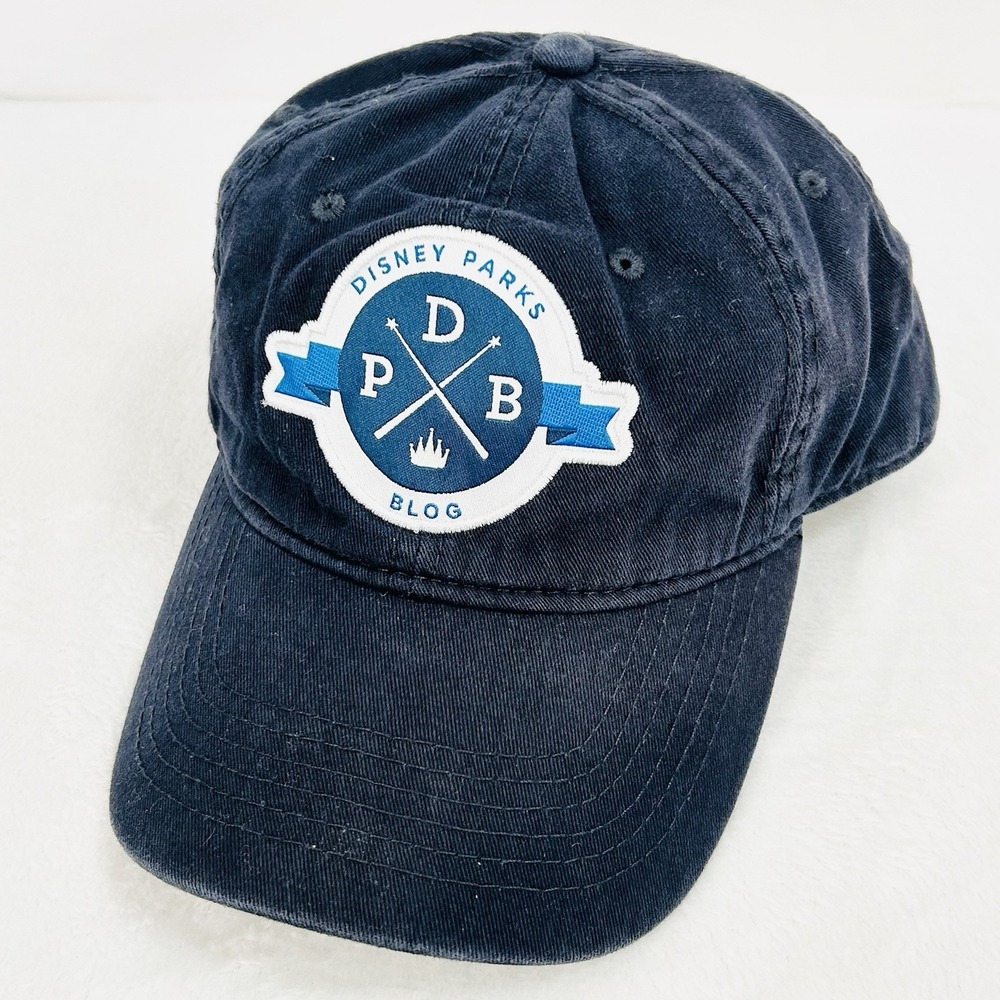 Disney Parks Blog Patch Hat Cap Adjustable Strapback‎ Blue Outdoors Casual